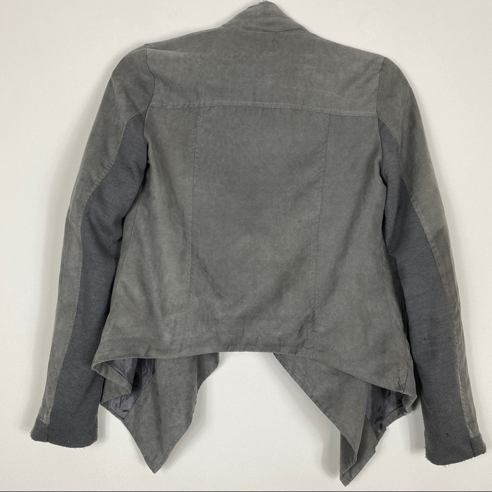 Tobi Grey Suede Blazer - Picture 2 of 3
